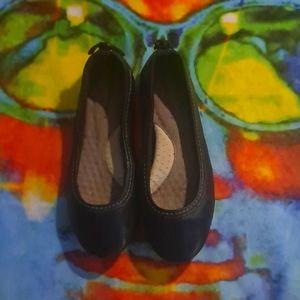 HUSH PUPPIES Leather Ballet Flat